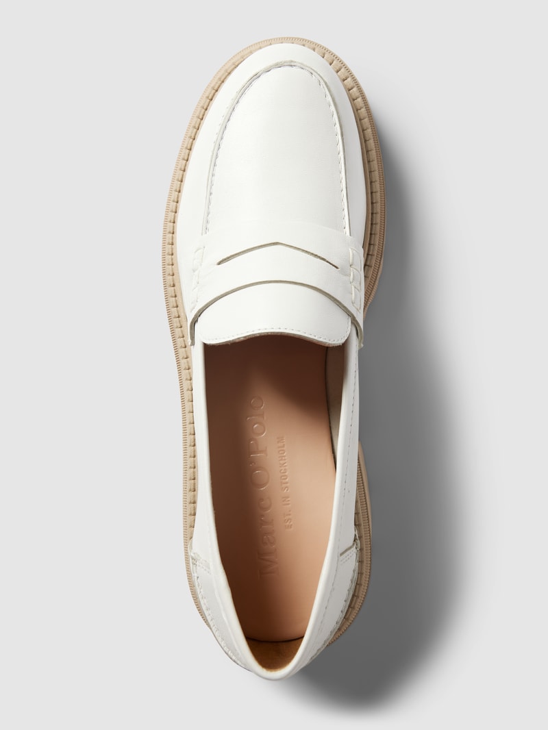 Penny-Loafer mit hohem Absatz Modell 'ALAMA' in offwhite