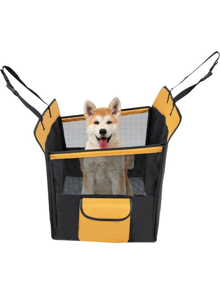 COSTWAY 2 in 1 Hundedecke Auto Rückbank in Schwarz günstig kaufen onesize