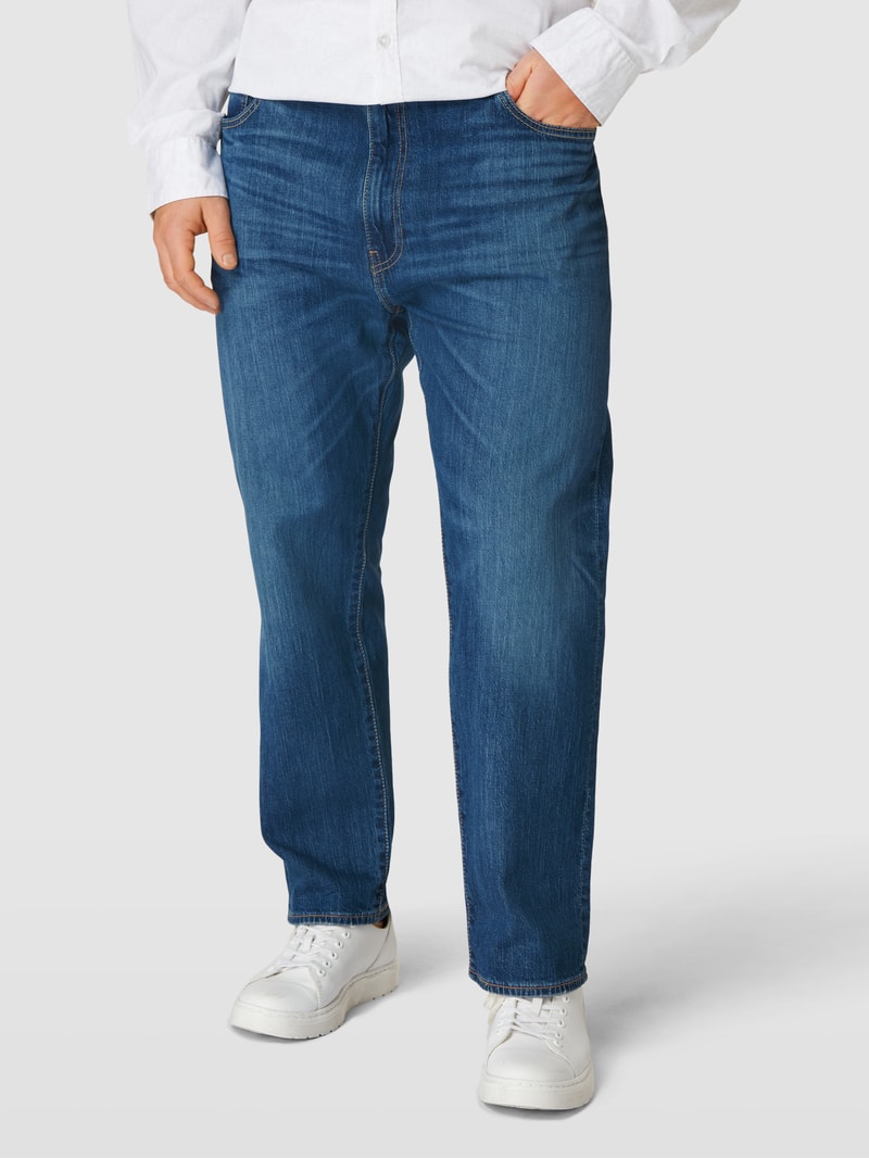 PLUS SIZE Jeans mit Label-Patch in jeans
