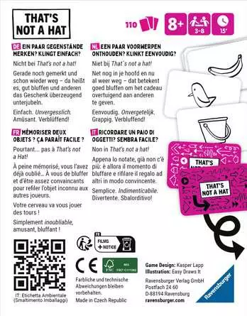 That's not a hat - Spiel ab 8 Jahren