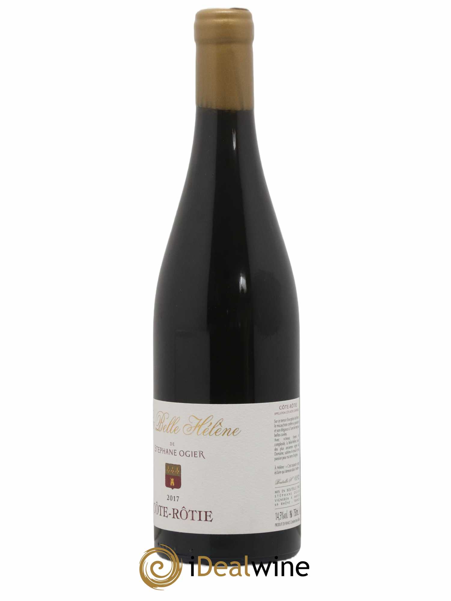 Côte-Rôtie La Belle Hélène Stéphane Ogier  2017 - Lot de 1 Bouteille