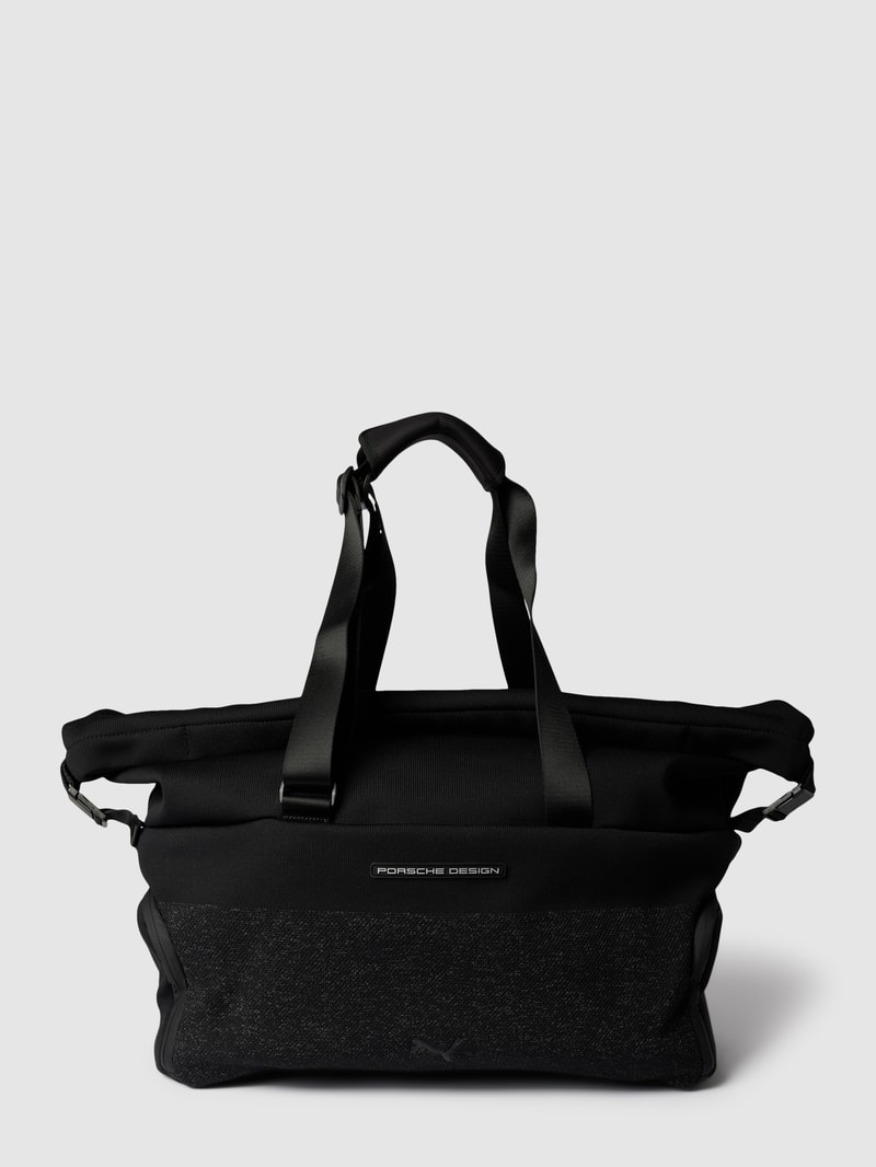 Weekender mit Label-Detail Modell 'Porsche Design Evoknit' in schwarz