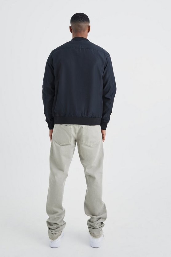 Basic Nylon-Bomberjacke