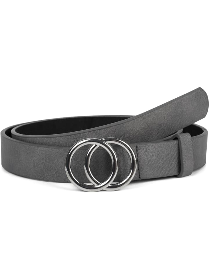 styleBREAKER Gürtel in Grau-Silber günstig kaufen