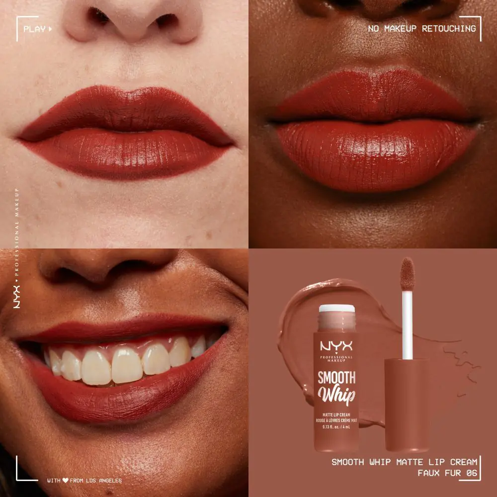 NYX Smooth Whip Matte Lip Cream Κραγιόν με Τεχνητή Γούνα