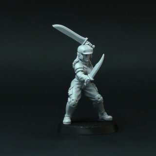 Female Brigade: Soldiers in Melee (28mm) (5)