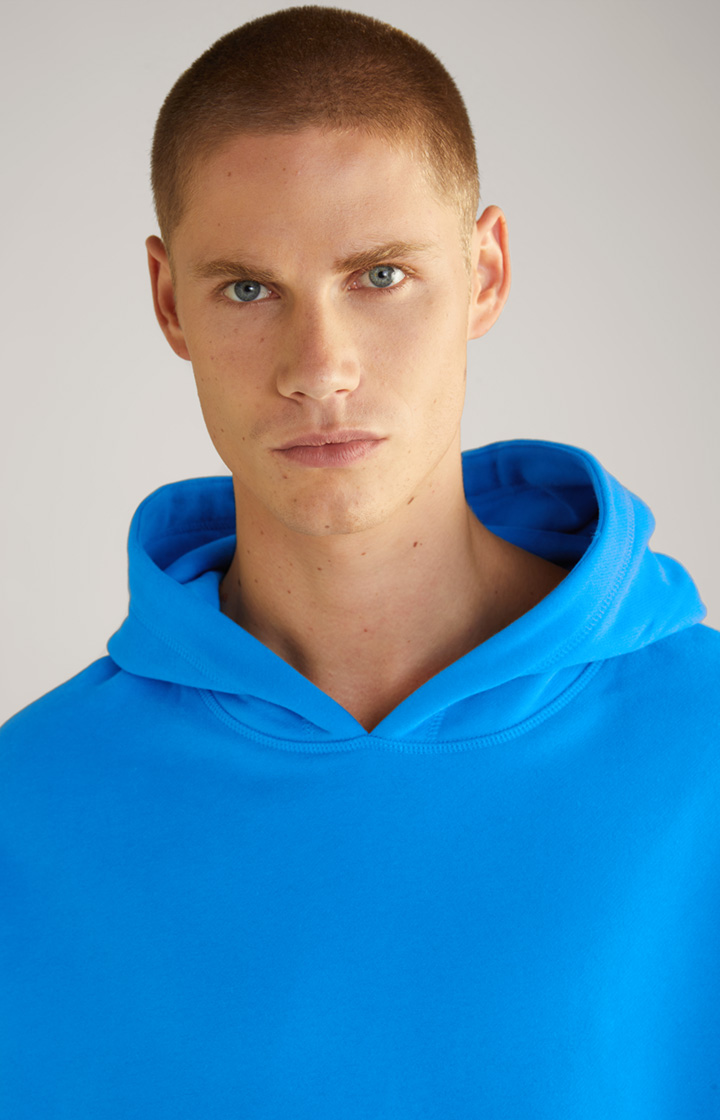 Unisex-Baumwoll-Hoodie in Blau