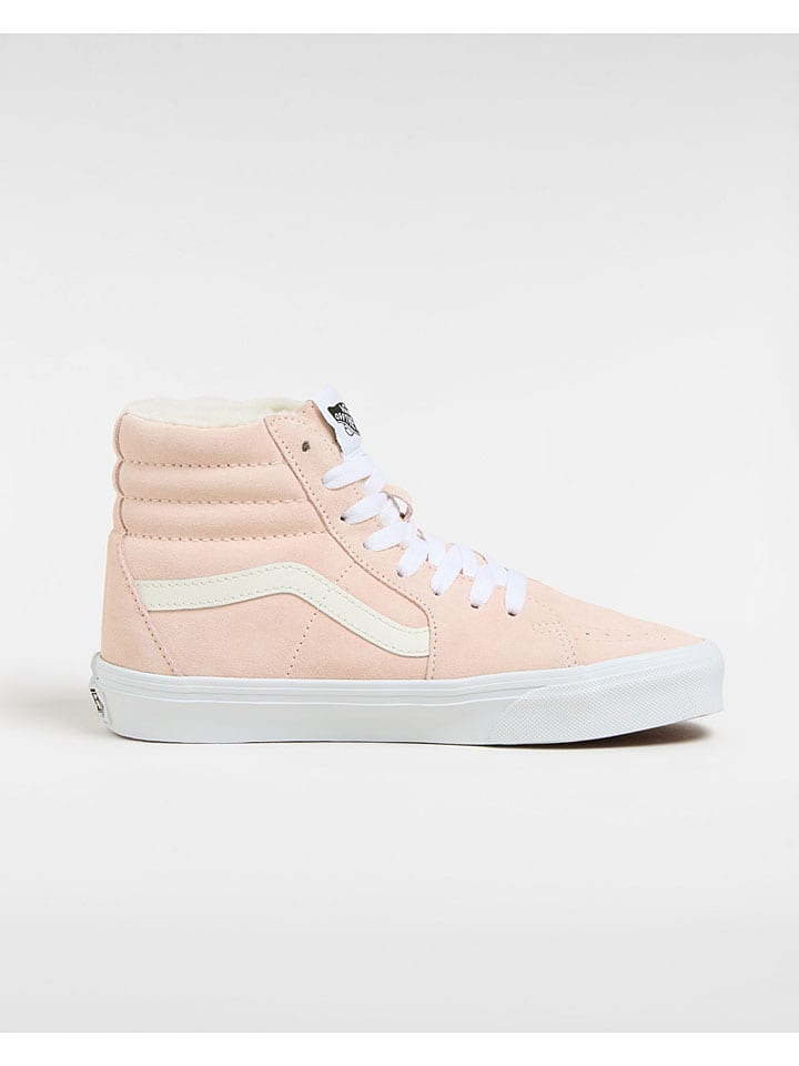 Vans Leder-Sneakers in Rosa günstig kaufen