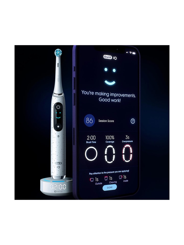 Oral-B iO Series 10 Zahnbürste weiß in Weiß günstig kaufen onesize