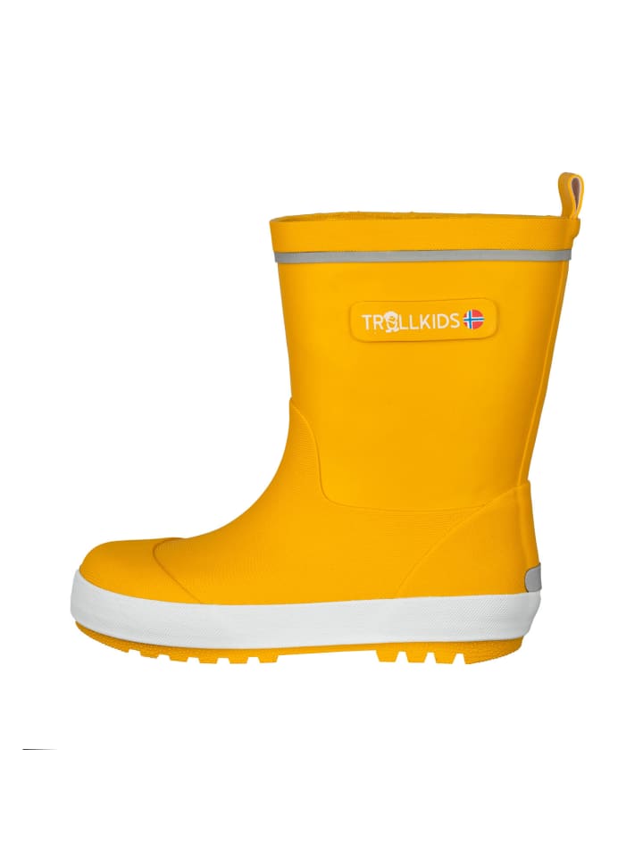 Trollkids Gummistiefel Lysefjord in golden yellow günstig kaufen