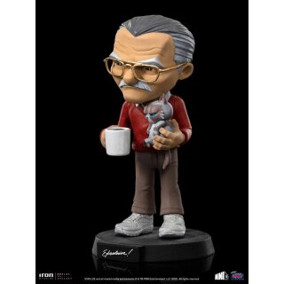 Stan Lee Mini Co. PVC Figur Stan Lee with Grumpy Cat 14 cm
