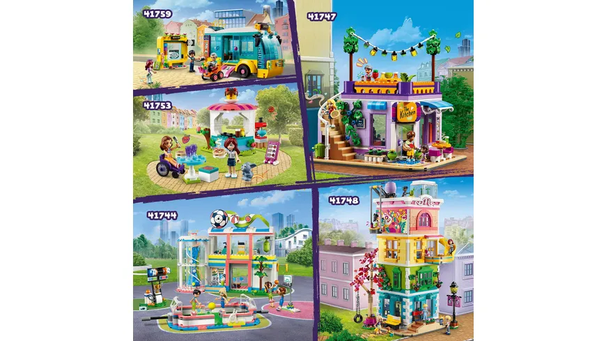 LEGO Friends 41753 Pfannkuchen-Shop, Spielzeug-Set mit Hasenfigur