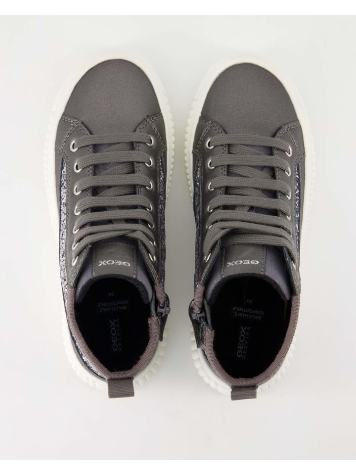 Geox Schnürstiefel in Silber günstig kaufen