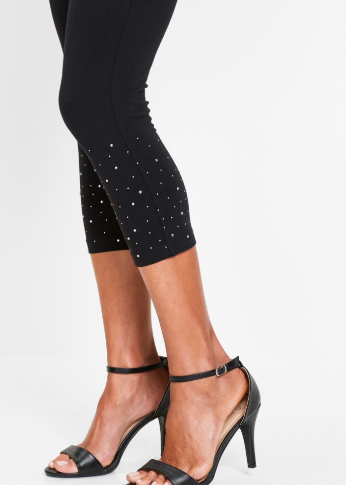 Leggings mit Glitzersteinen