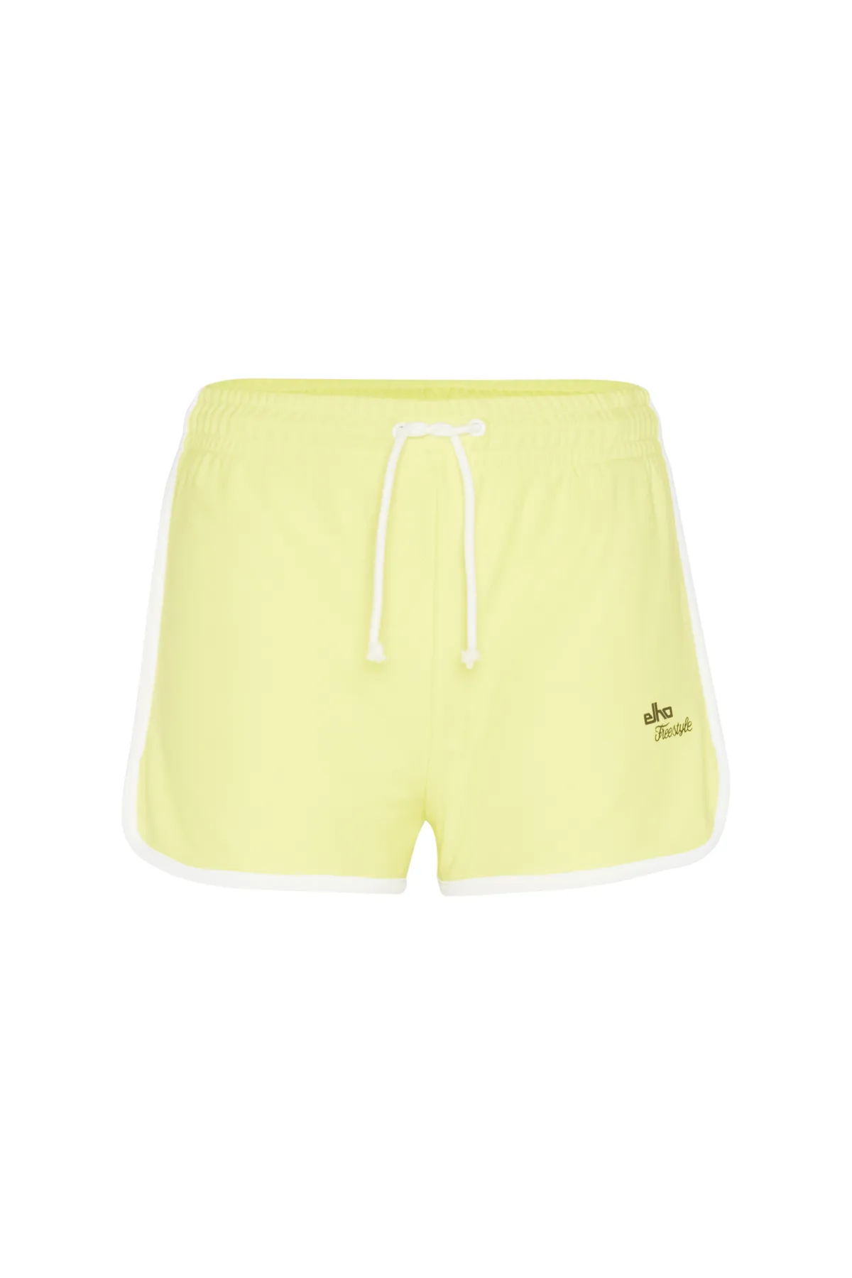 Elho  Kurze Sporthose - Gelb - Mittlerer Bund