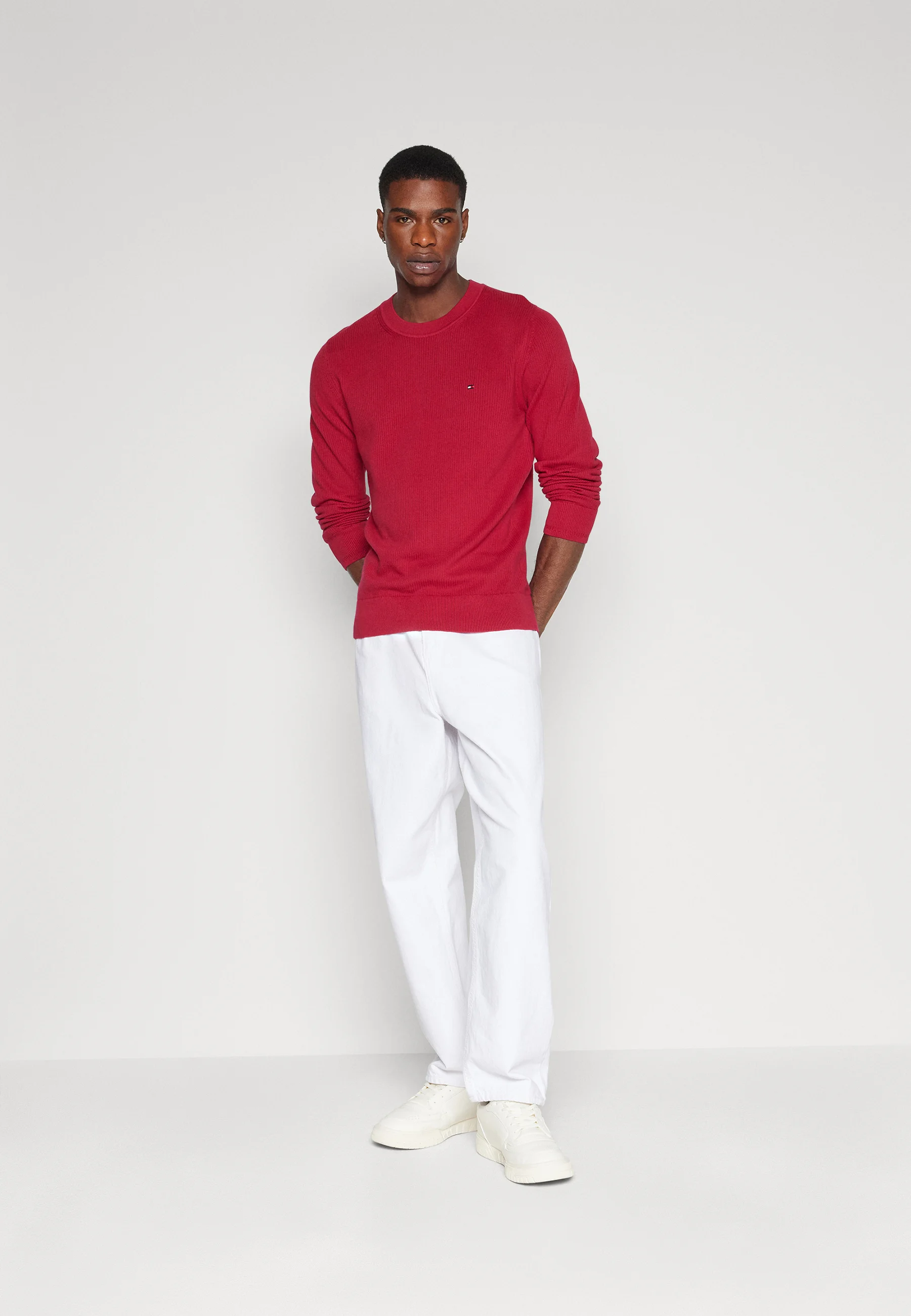 Tommy Hilfiger CHAIN RIDGE C NECK - Suéter