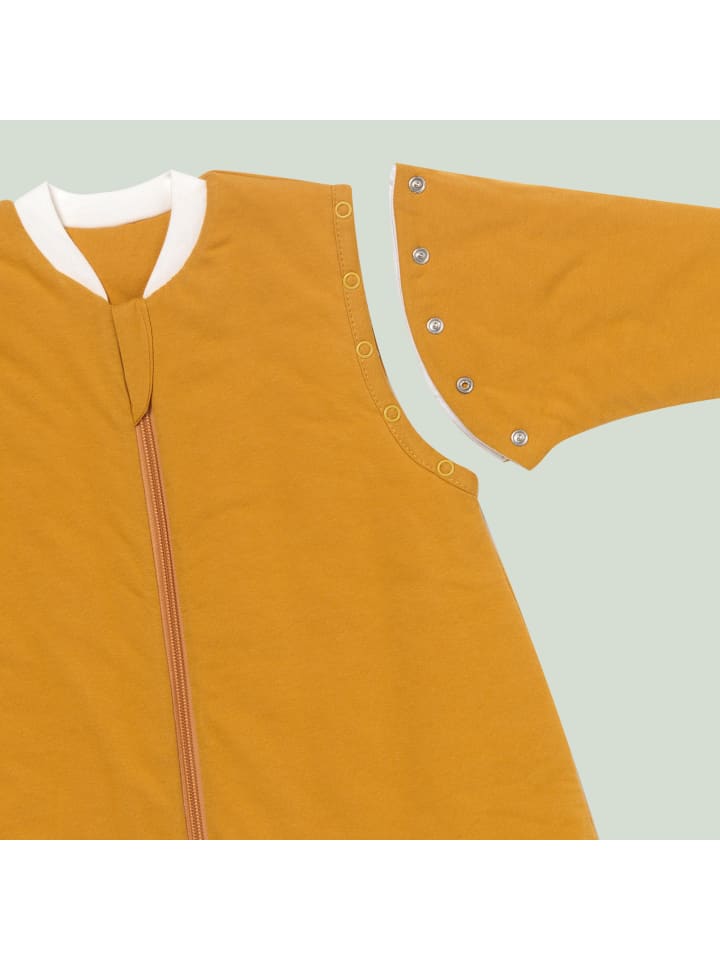 Schlummersack Schlafsack mit Füßen und umklappbaren Bündchen 2.5 Tog in Orange günstig kaufen