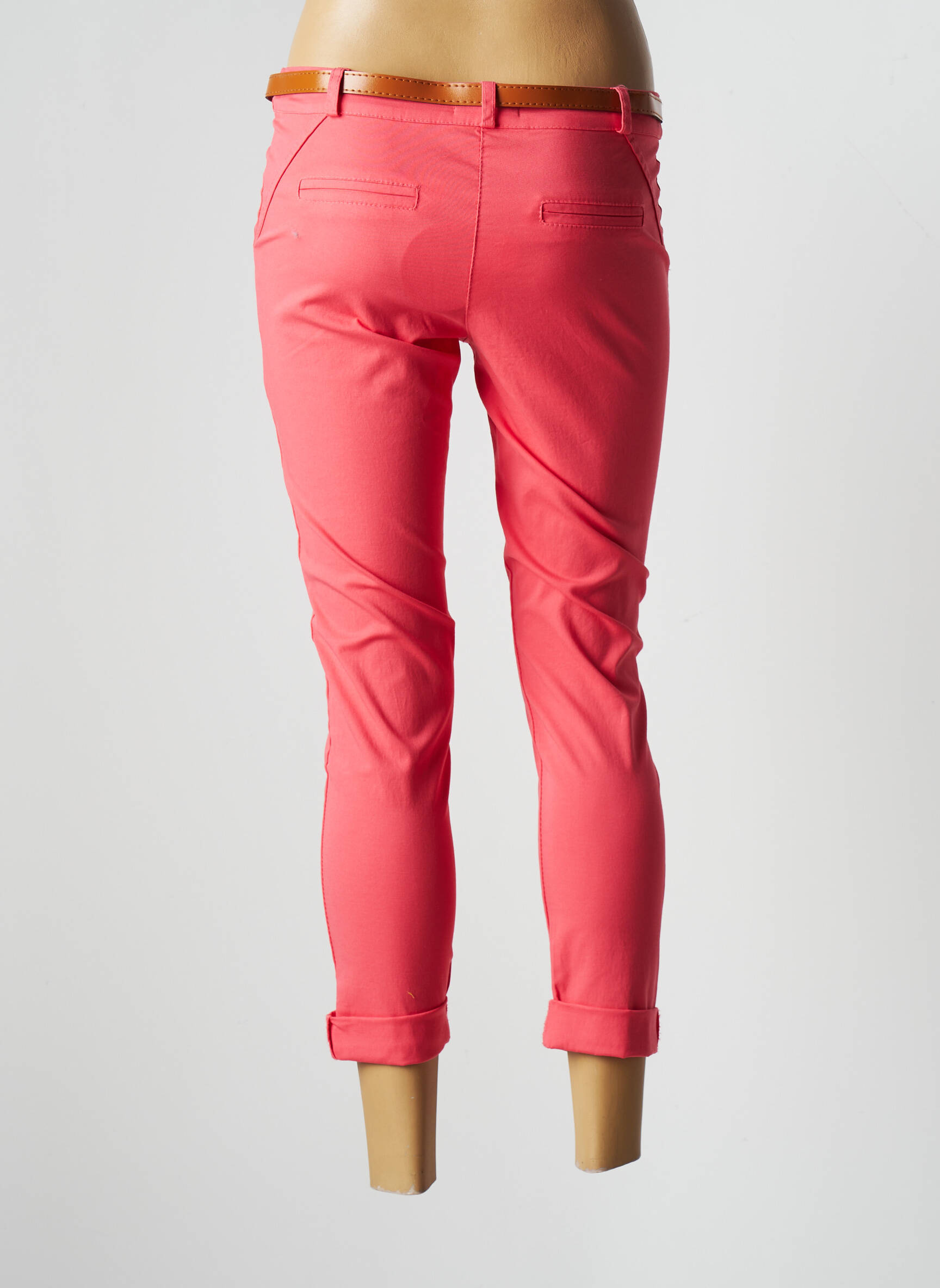 La Petite Nimoise Pantalons Chino Femme couleur orange