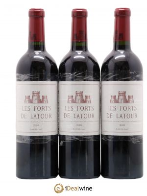 Les Forts de Latour Second Vin  2009 - Lot de 3 Bouteilles