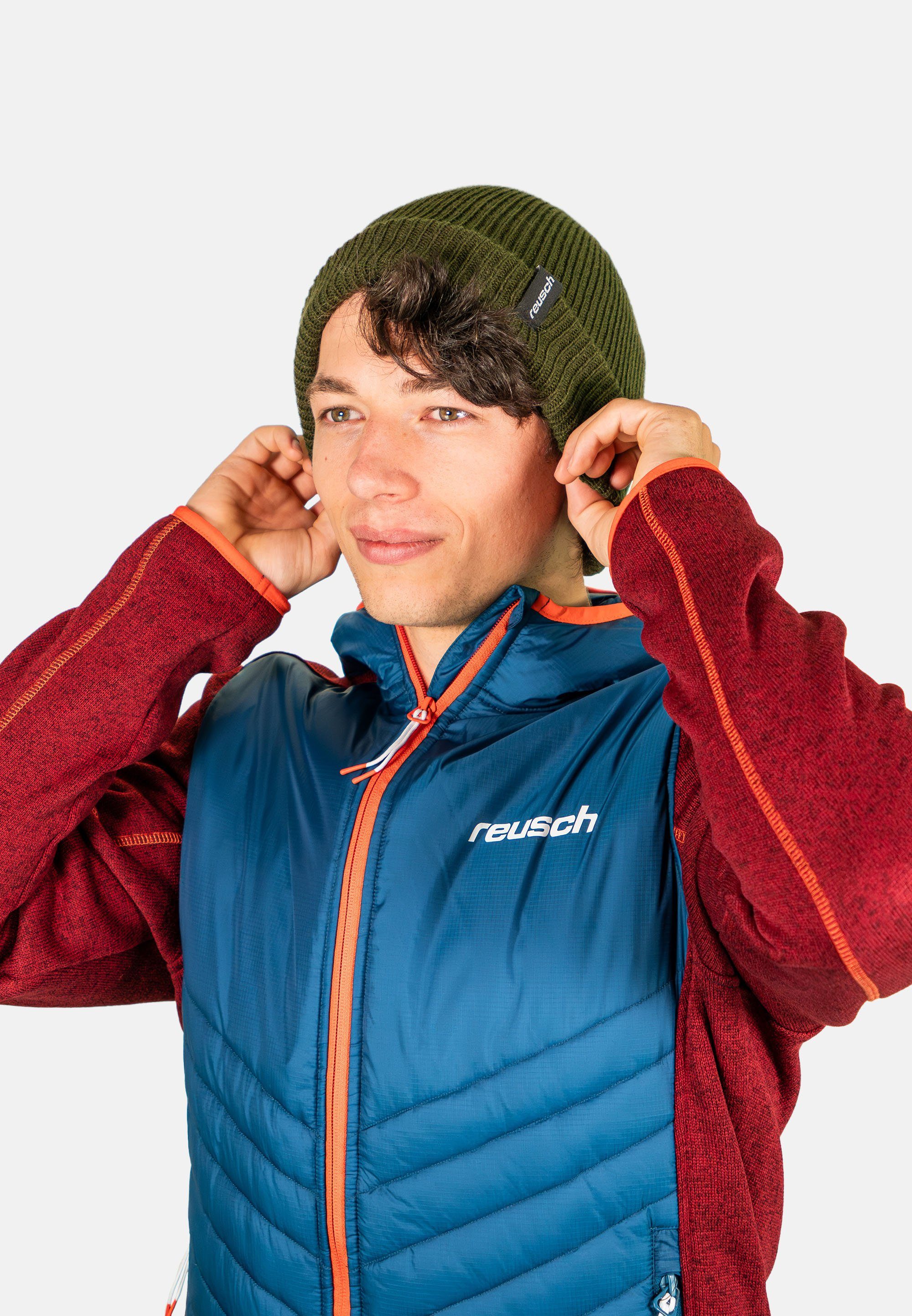 Reusch Beanie Eddie mit dezentem Marken-Label
