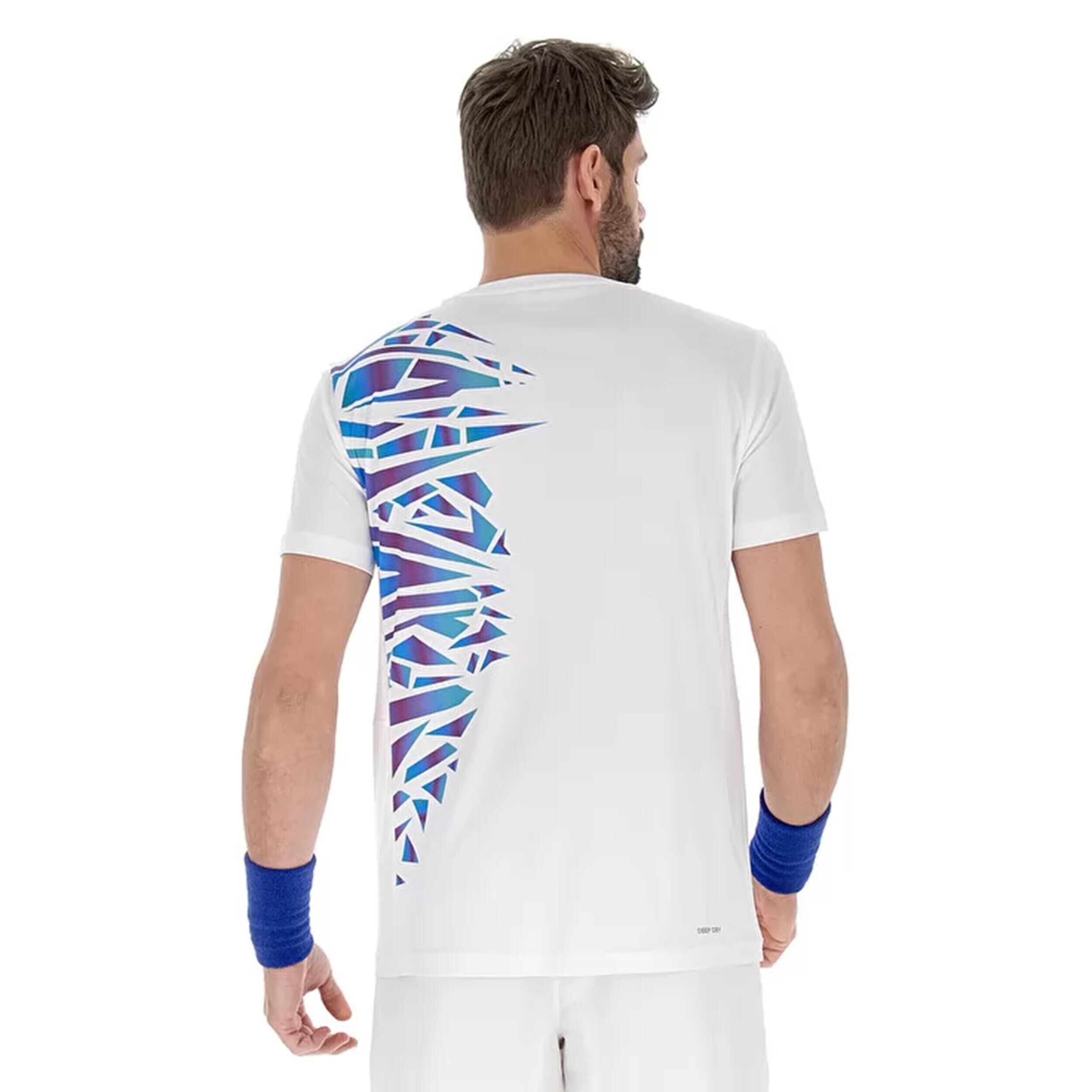 Tech T-Shirt Herren - Weiß, Mehrfarbig