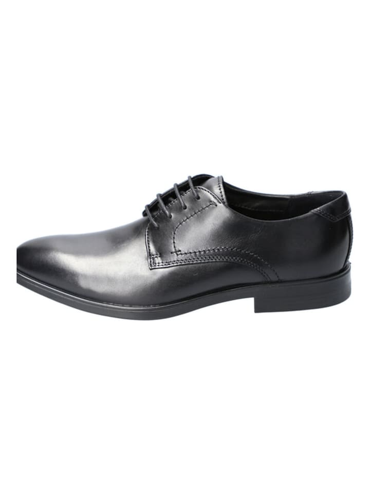 Ecco Halbschuhe Melbourne in black/magnet günstig kaufen