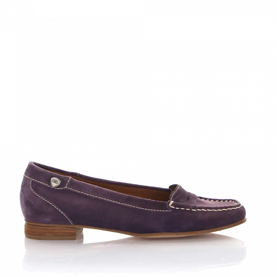 Rossano Bisconti - Slipper Softy Veloursleder lila - lila