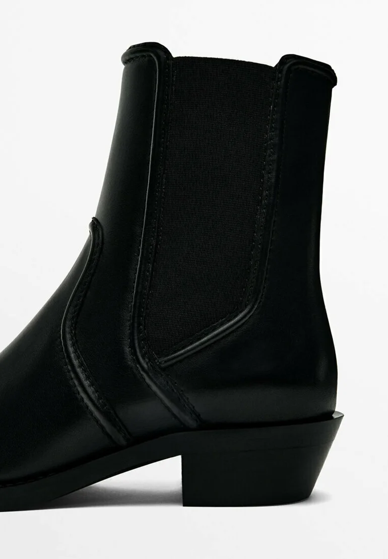 Massimo Dutti MOC TOE - Botas Tejanas / Biker
