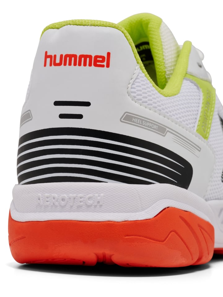 Hummel Hummel Hallenschuh Court Control Erwachsene in BRIGHT WHITE/TANGERINE TANGO günstig kaufen