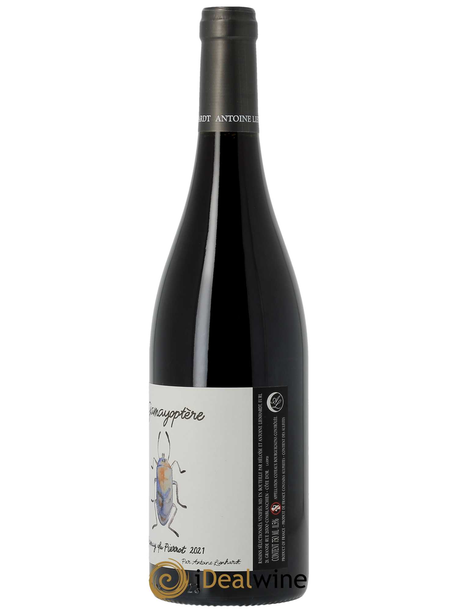 Côteaux Bourguignons Gamayoptère Antoine Lienhardt  2021 - Lot de 1 Bouteille