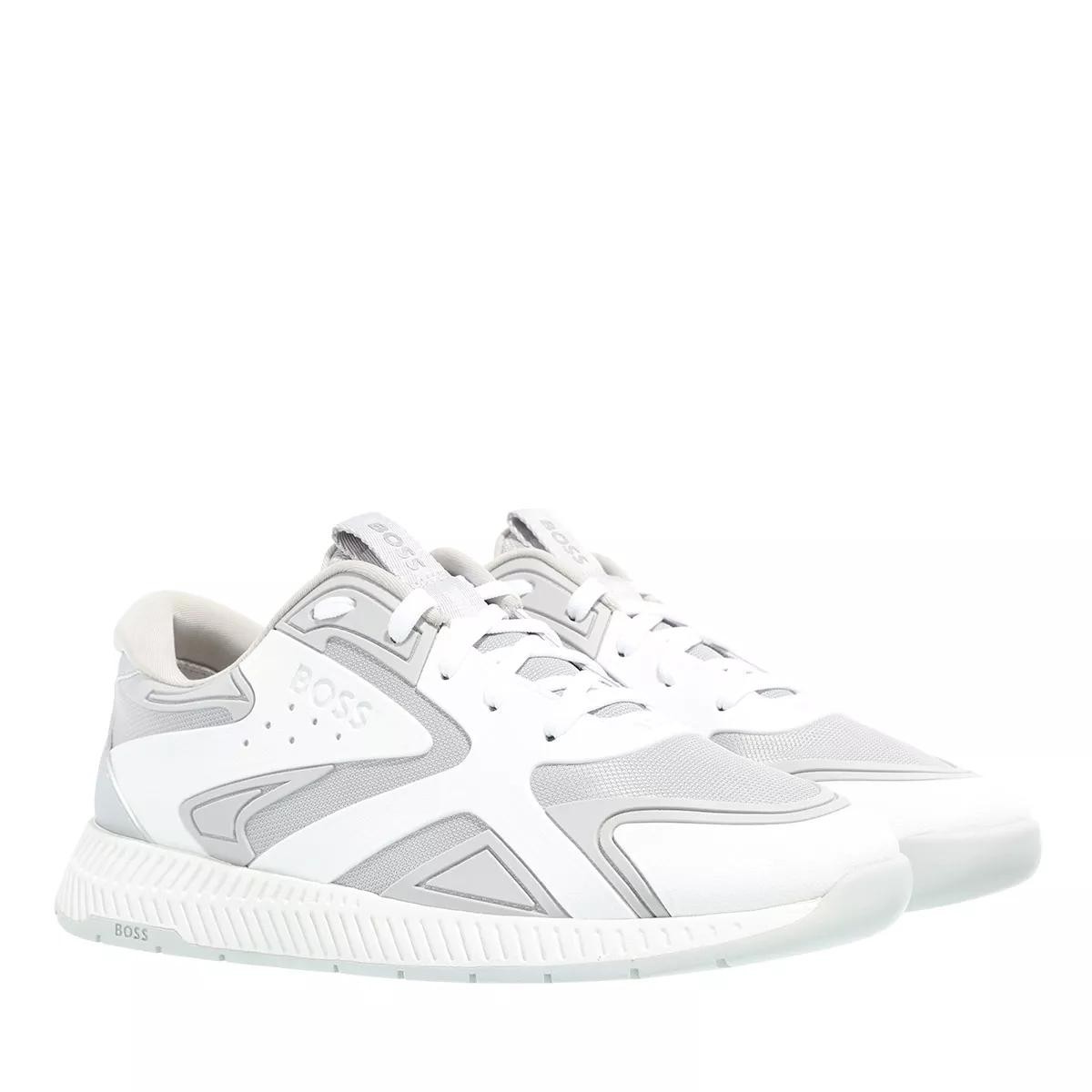 BOSS Komfort Schnürer weiss Low-Top Sneaker