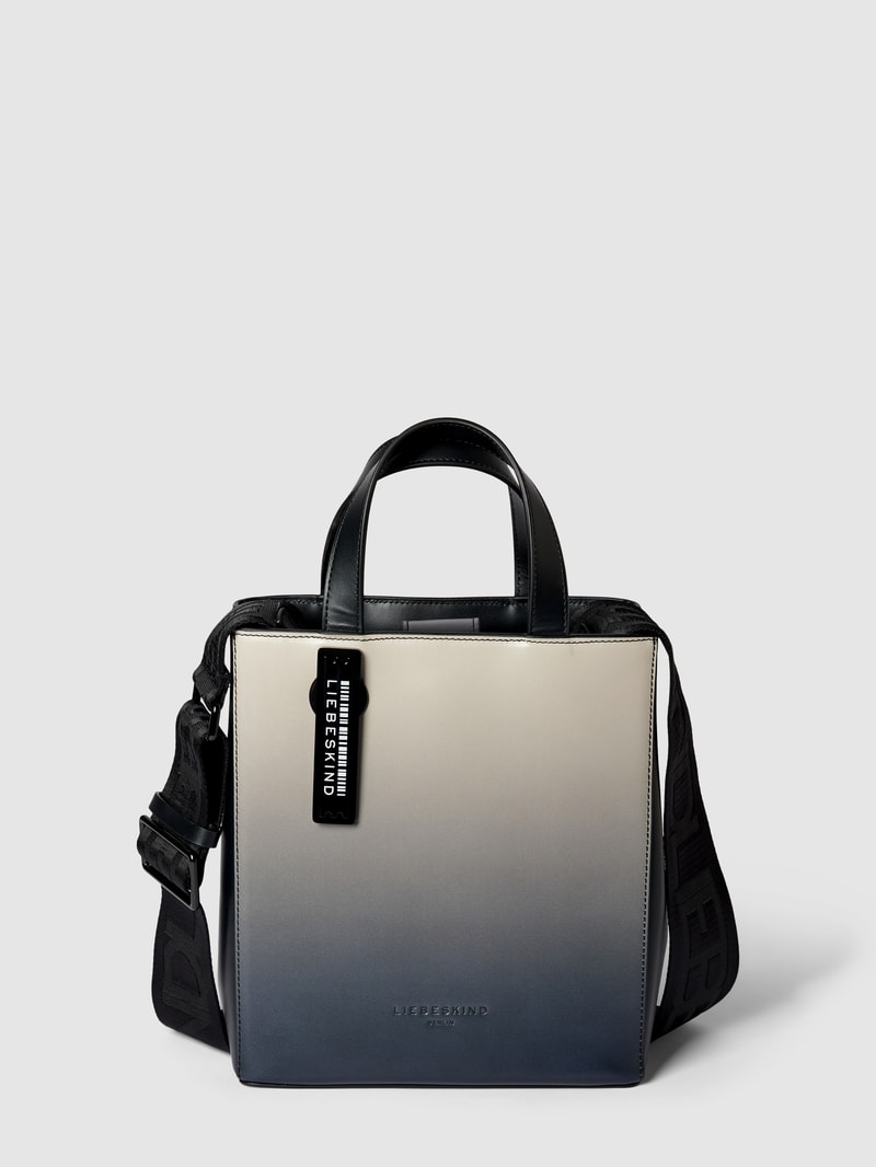 Tote Bag mit Farbverlauf Modell 'Paper' in schwarz