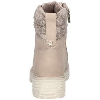 Tom Tailor Schnür Boots in beige