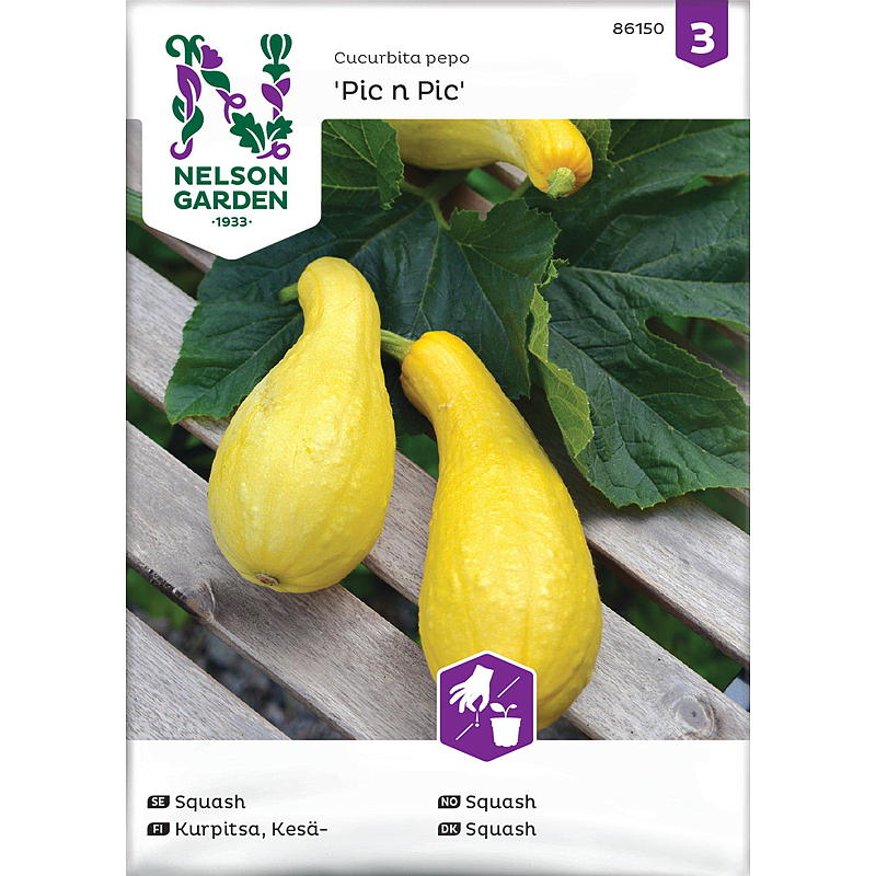 Nelson garden Frø Squash Pic N Pic