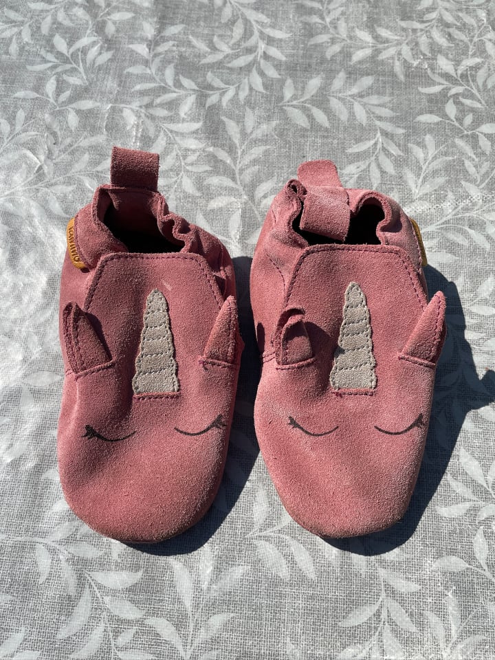 lamino Leder-Krabbelschuhe in Rot günstig kaufen 22/23