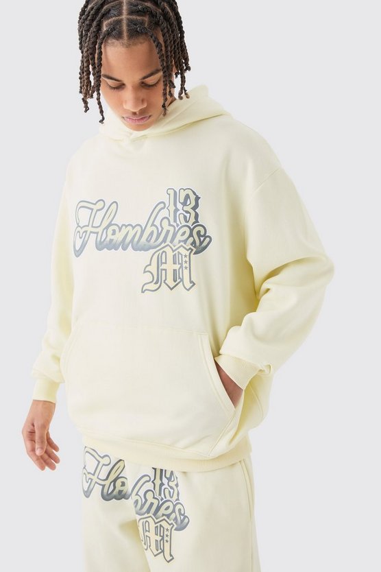Oversize Trainingsanzug mit Homme-Print