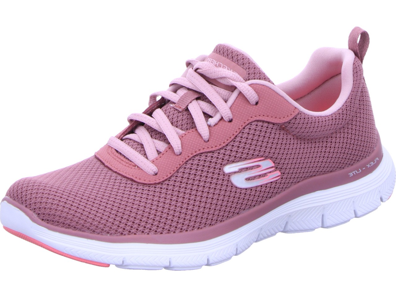 SKECHERS Freizeit Schnürer rot Flex Appeal 4.0-BRILLIANT VIEW