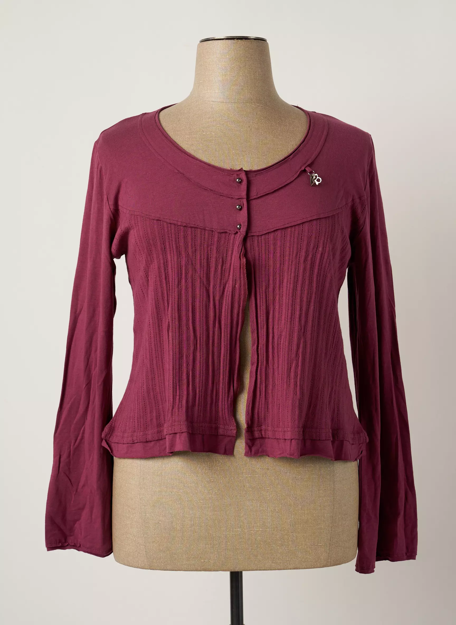 Le Petit Baigneur Cardigans Femme couleur rouge