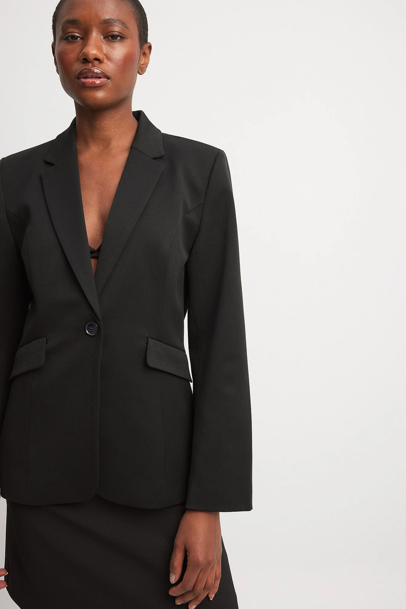 Taillierter Blazer mit einem Knopf