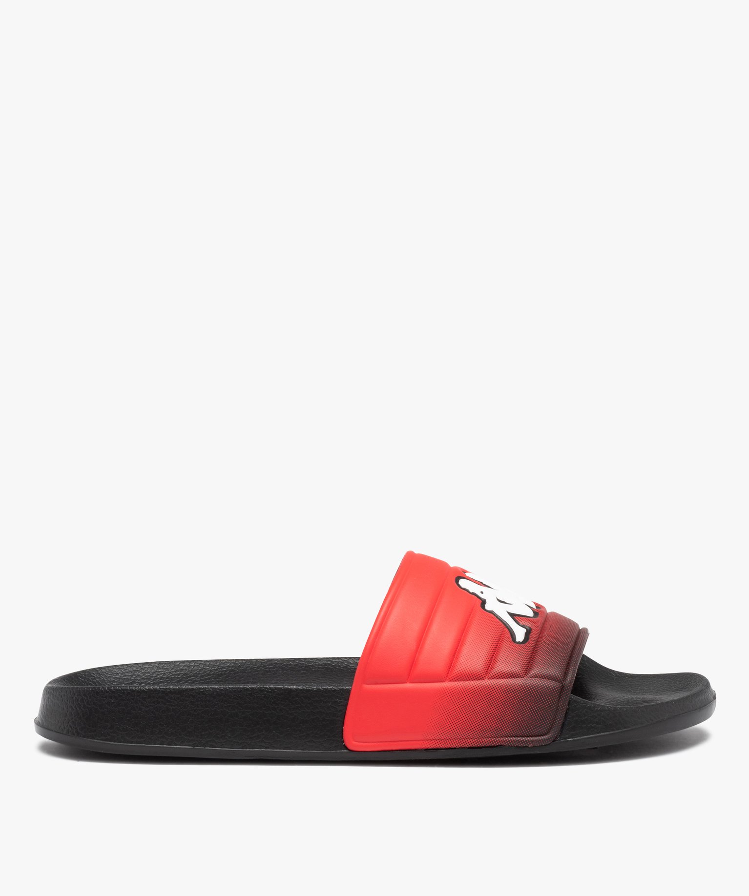 Mules de piscine homme bicolores - Kappa rouge | GEMO