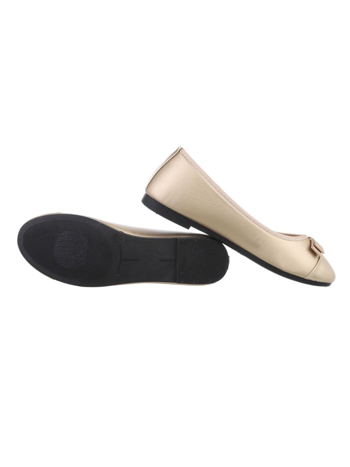 Ital-Design Ballerina in Gold günstig kaufen