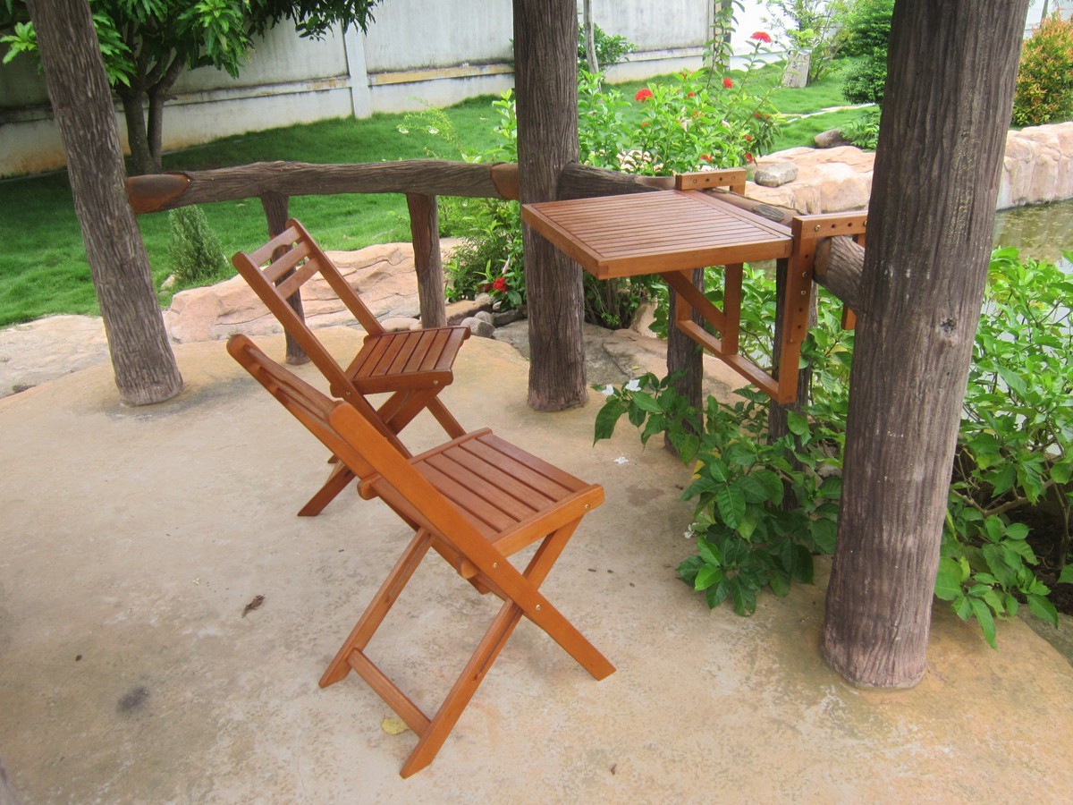 Garden Pleasure Balkon-Hängetisch-Set BERKELEY