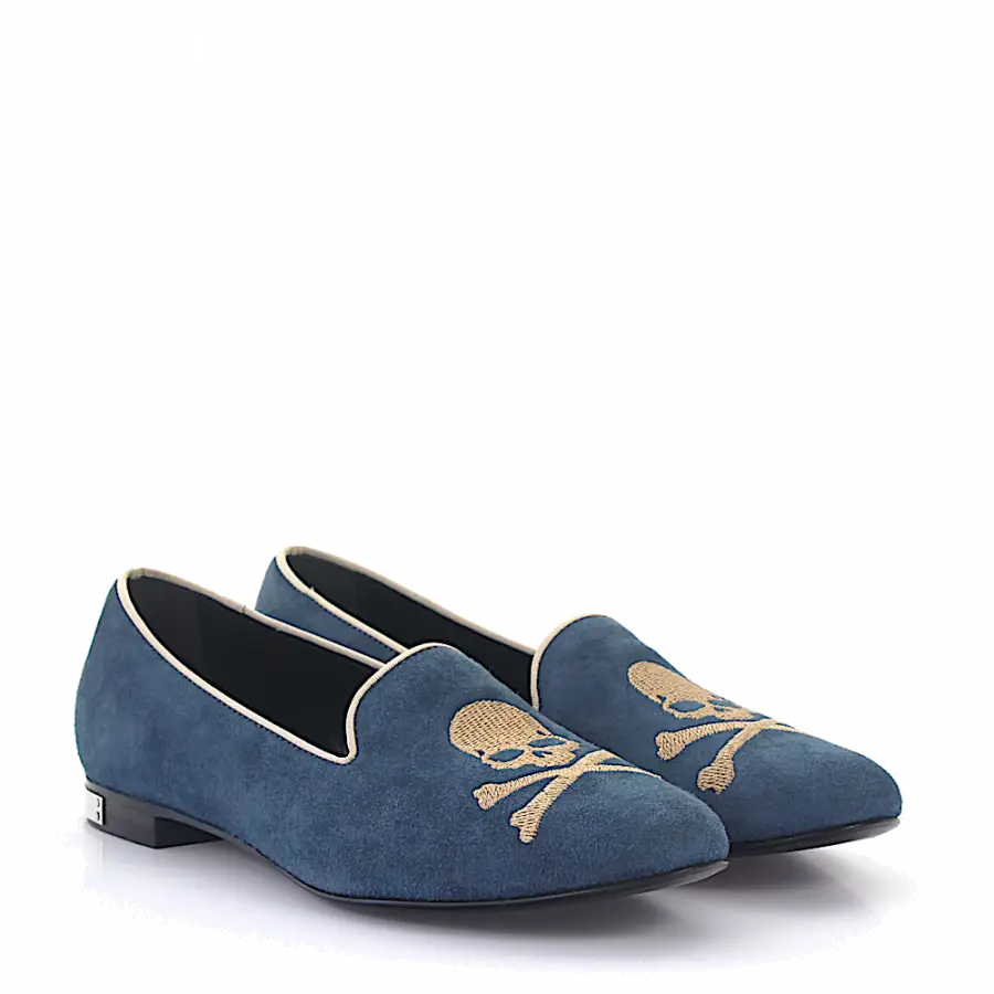 Philipp Plein - Slipper - blau