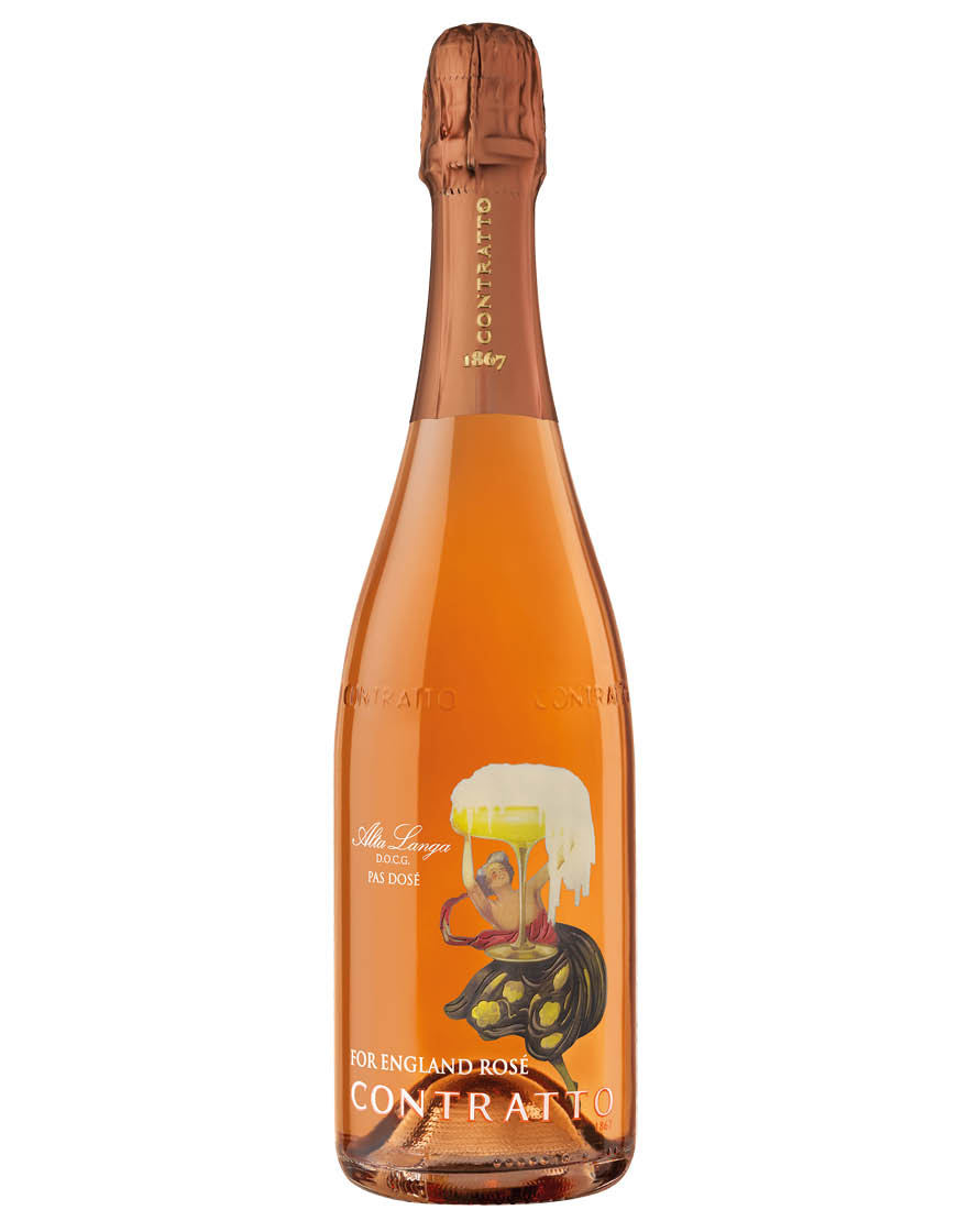 Alta Langa DOCG Rosé Pas Dosé For England 2018 Contratto 0,75 ℓ