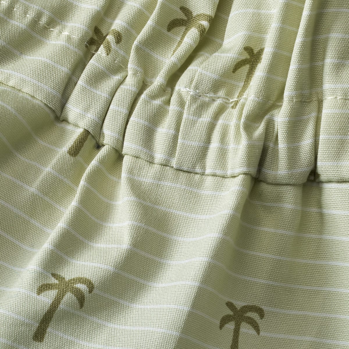 Schirmmütze mit Palmen-Muster, grün, Gr. 48/49, 1 St