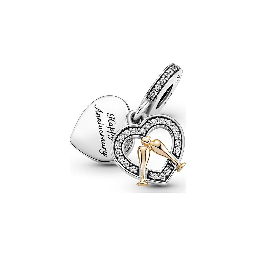 Pandora Charm Moments Zweifarbiger Jahrestag