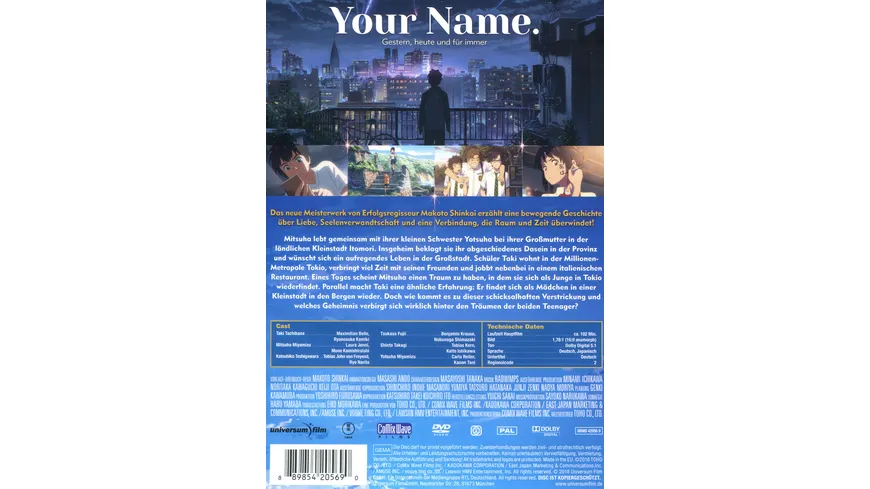 Your Name. - Gestern, heute und für immer