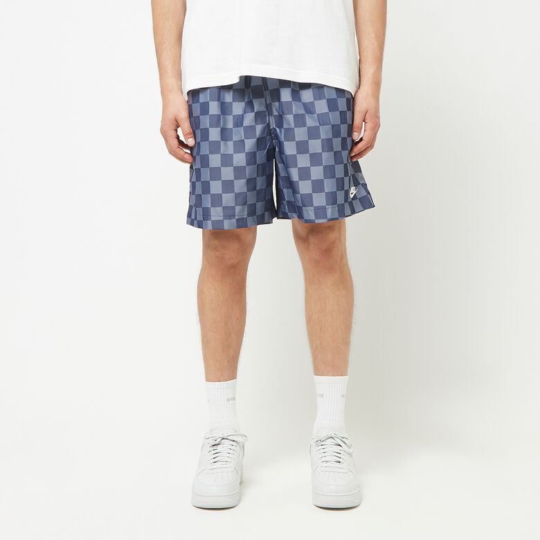 NIKE Club Flow Short Checkers midnight navy/white