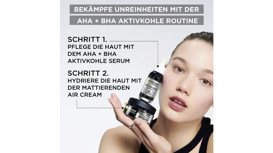 Garnier Hautklar AHA+BHA Air Cream 50 ml