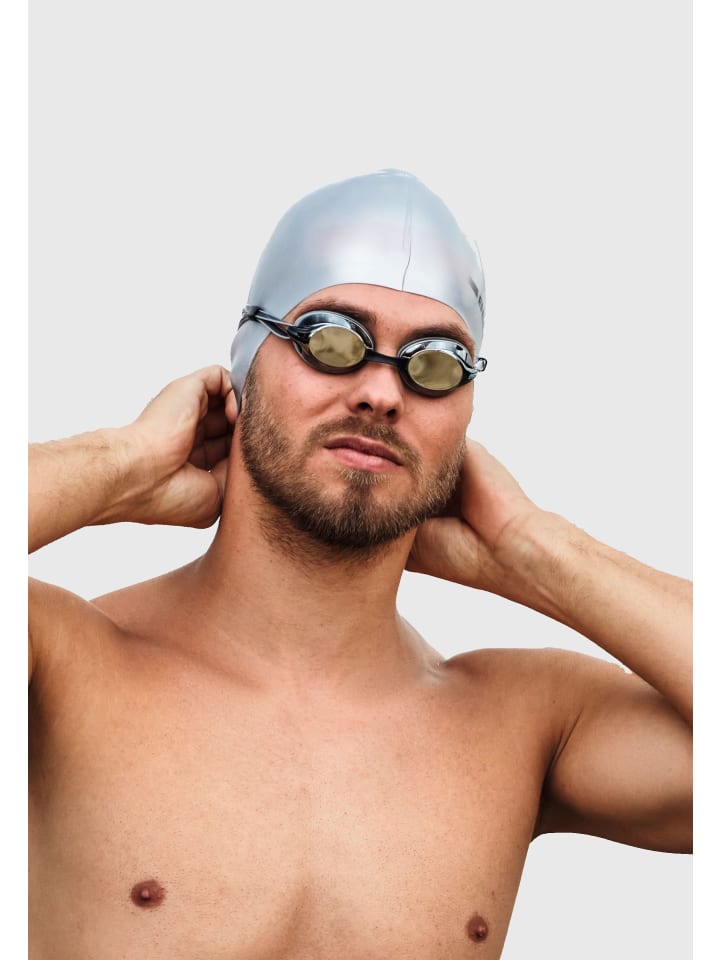 BECO the world of aquasports Schwimmbrille BOSTON MIRROR in silber-grau günstig kaufen onesize